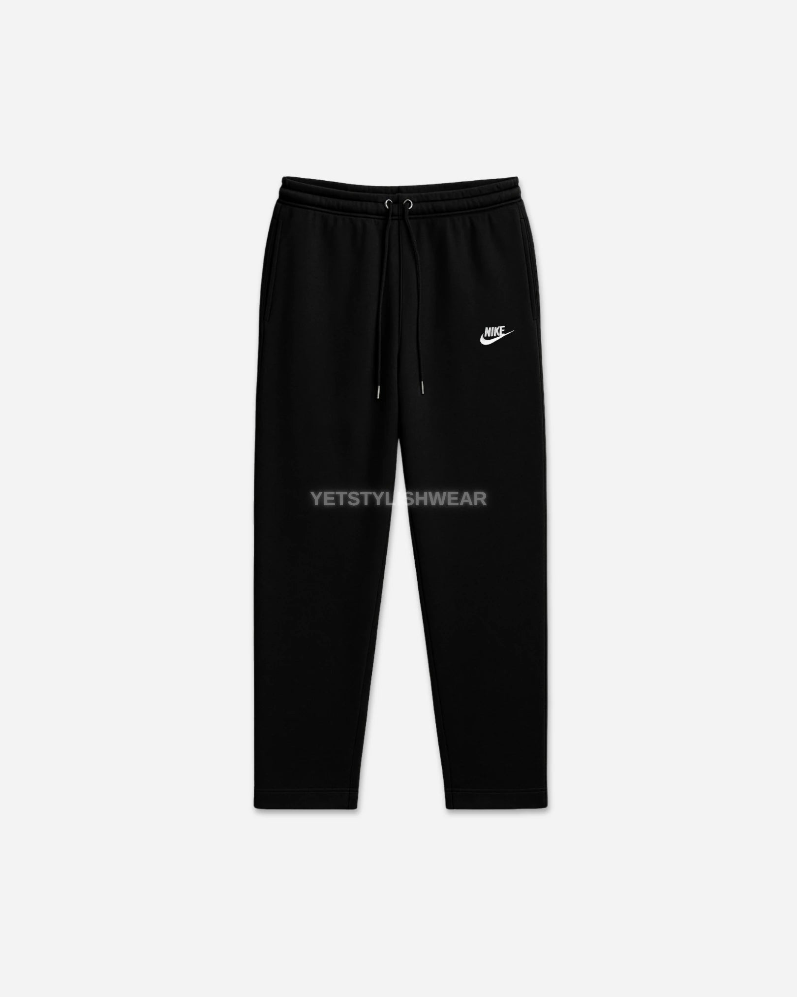Club Fleece Bungee Eşofman Altı - Siyah