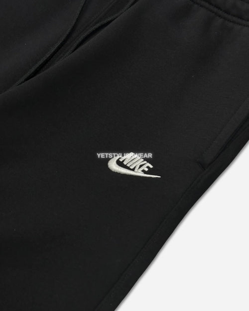 Club Fleece Bungee Eşofman Altı - Siyah
