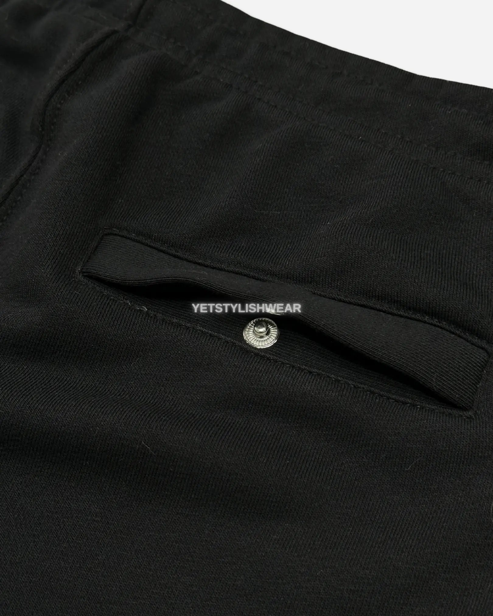 Club Fleece Bungee Eşofman Altı - Siyah