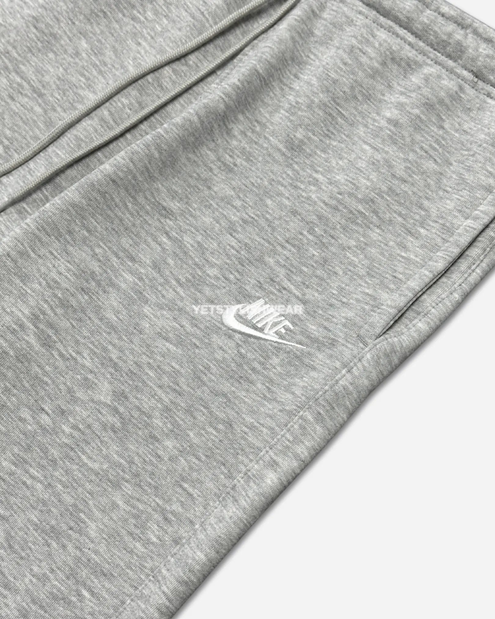 Club Fleece Bungee Eşofman Altı - Gri Melanj