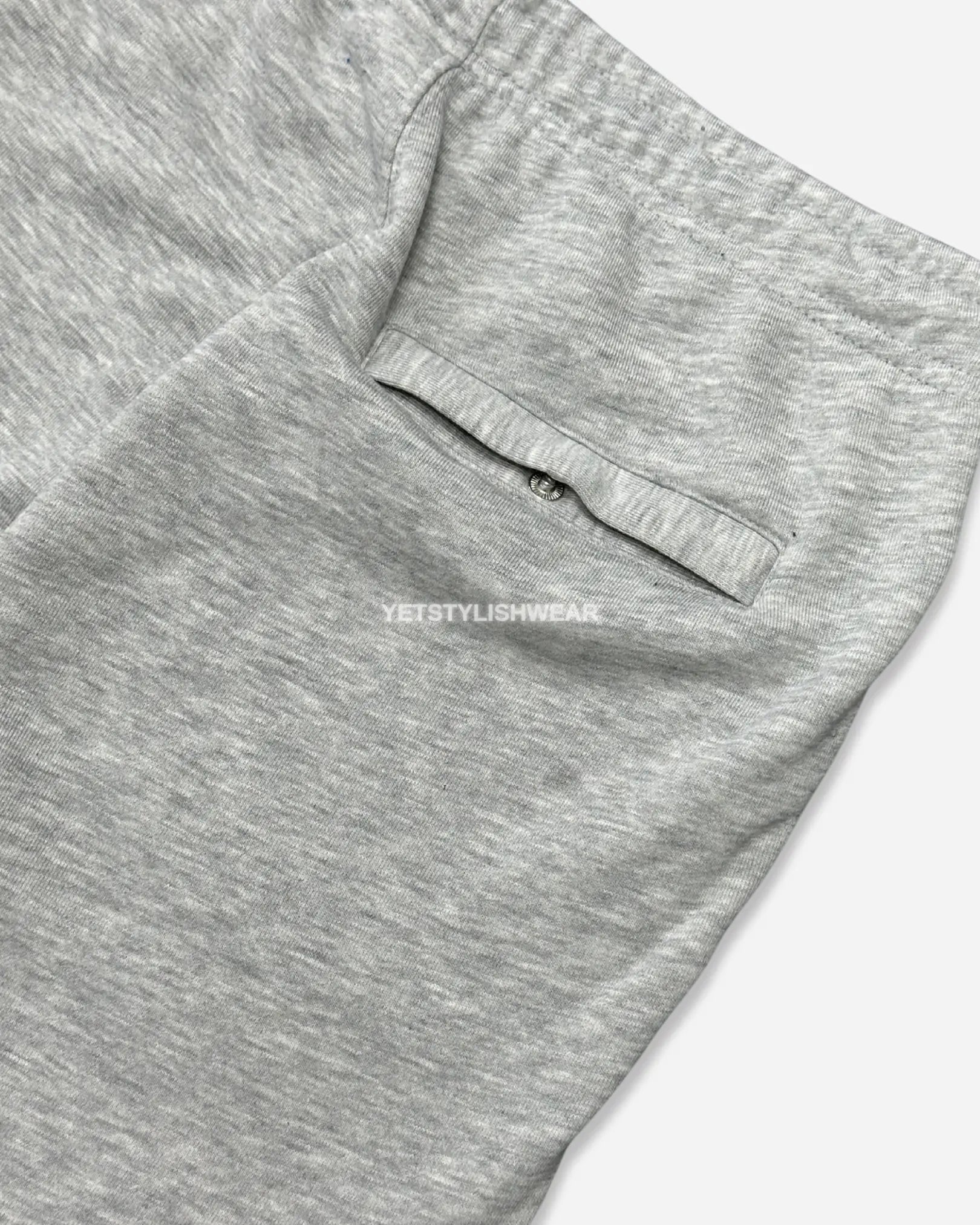 Club Fleece Bungee Eşofman Altı - Gri Melanj