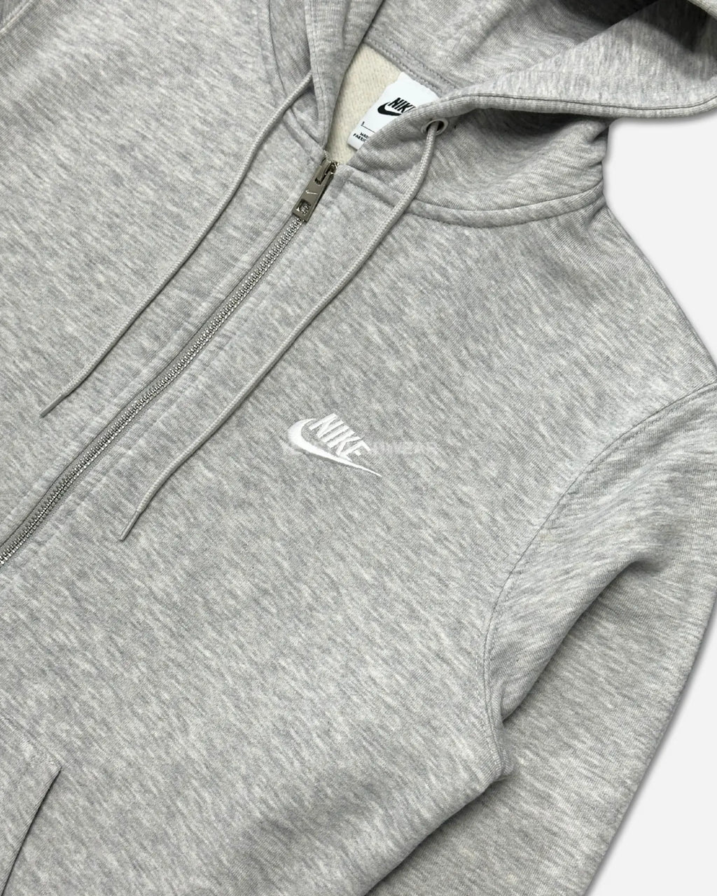 Club Fleece Yeni Jenerasyon Hırka - Gri Melanj