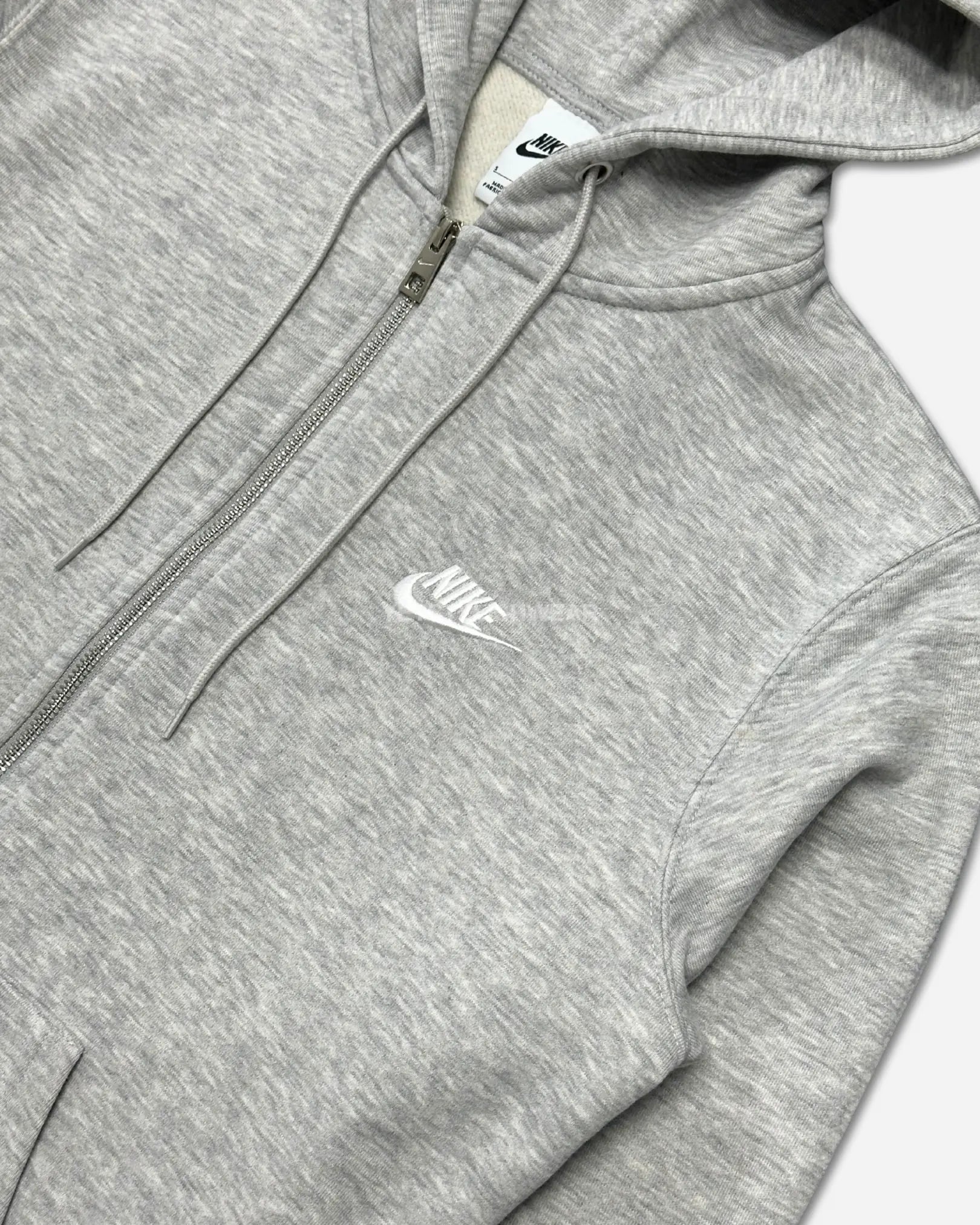 Club Fleece Yeni Jenerasyon Hırka - Gri Melanj
