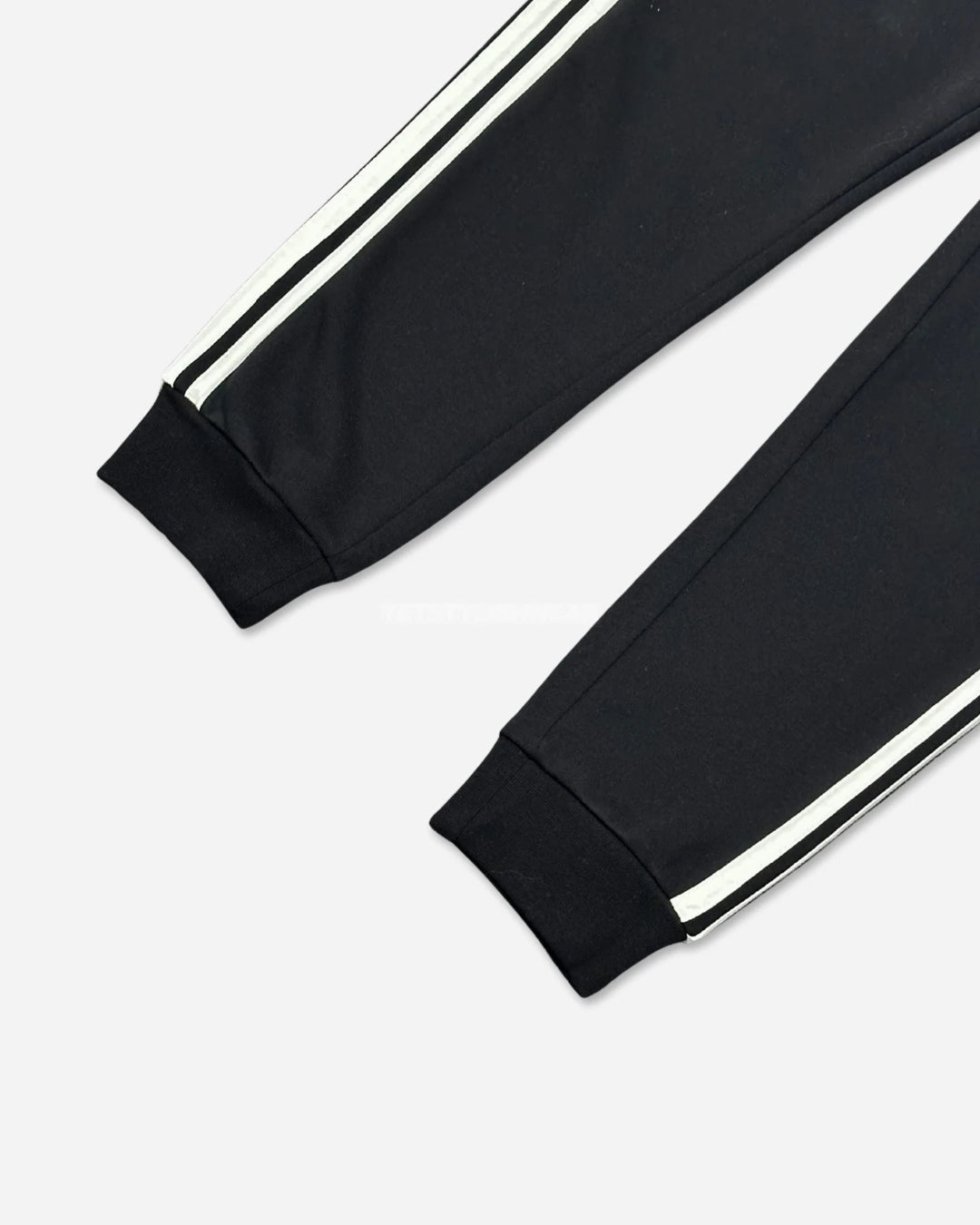 Essentials 3-Stripes Fleece Eşofman Altı - Siyah