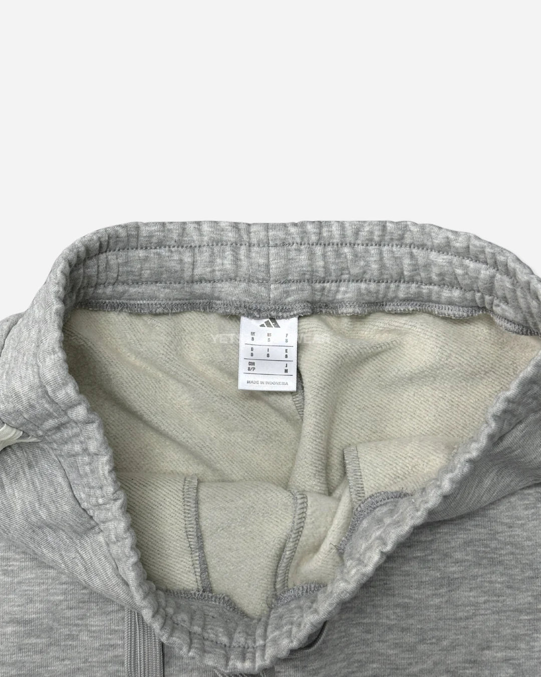 Essentials 3-Stripes Fleece Eşofman Altı - Gri Melanj