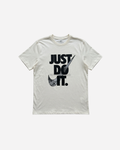 Just Do It Tişört - Ekru Beyaz