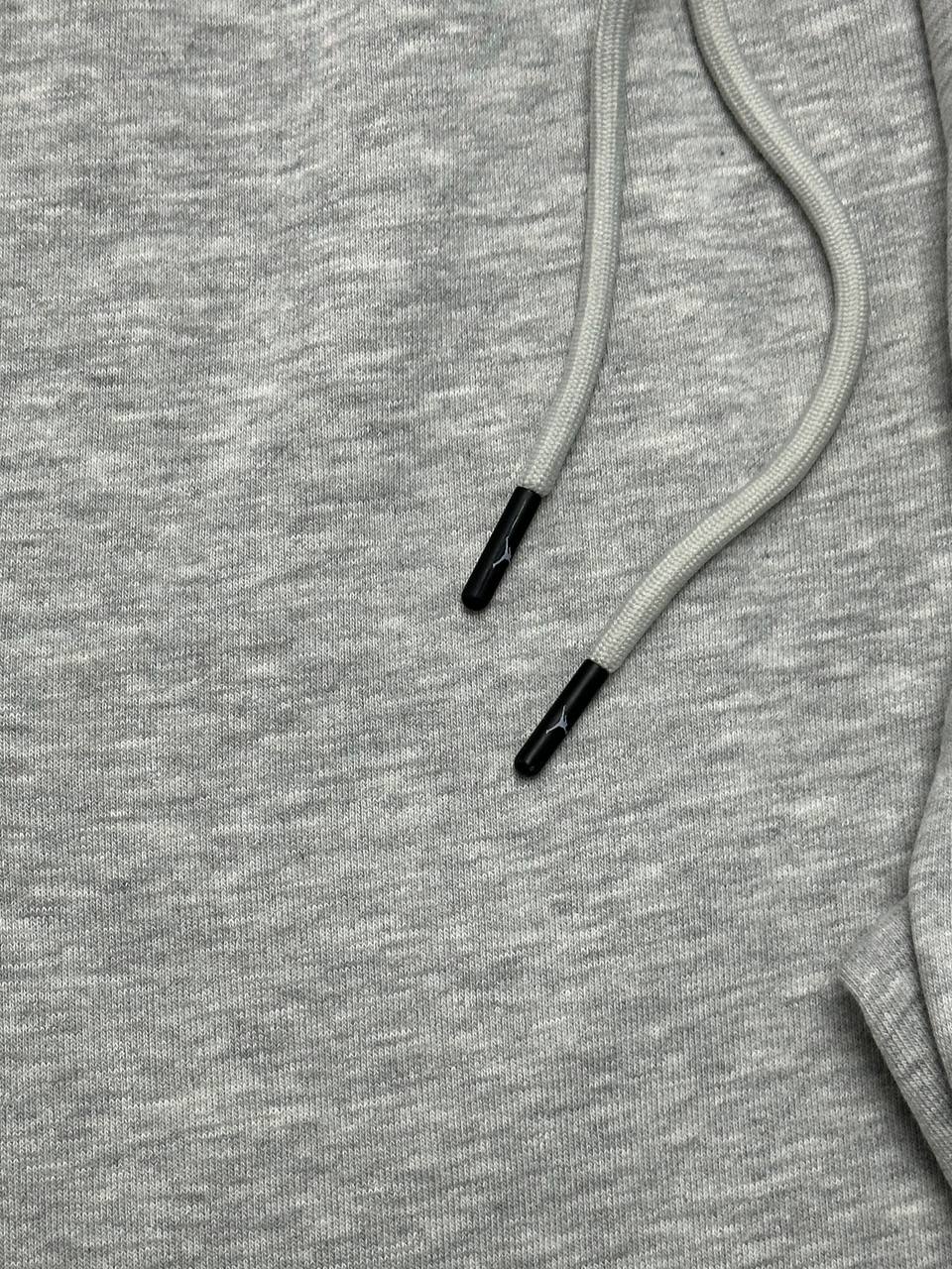Jrdn Jumpman Logo Fleece Şort - Gri Melanj