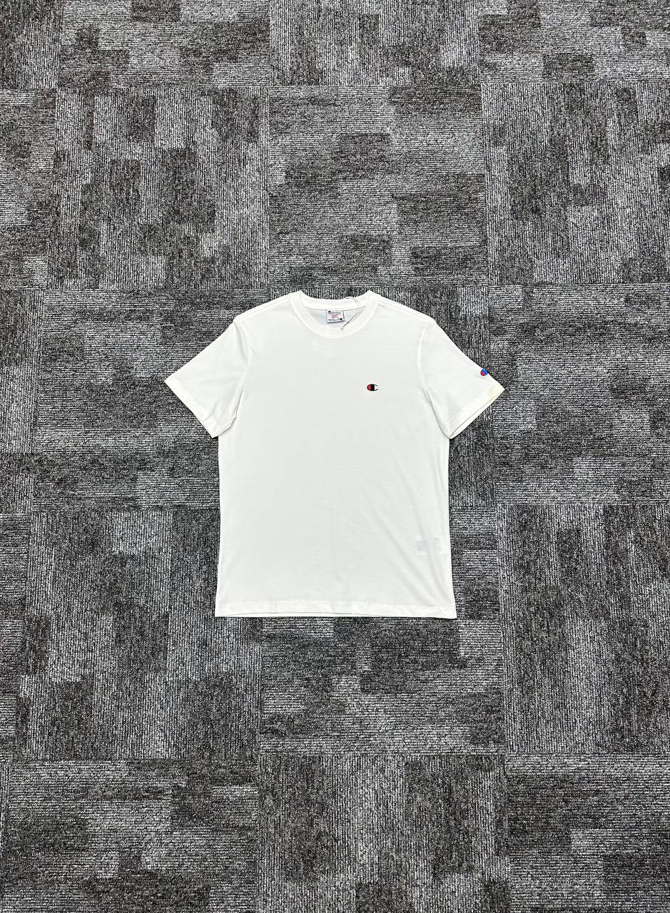 Crewneck Tişört - Ekru Beyaz