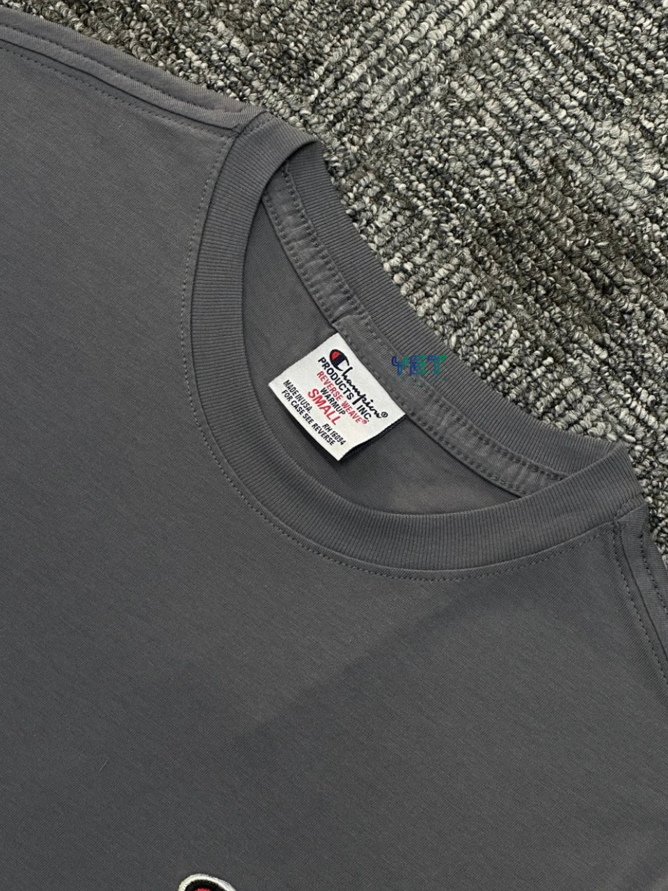 Crewneck Mini Logo Tişört - Füme