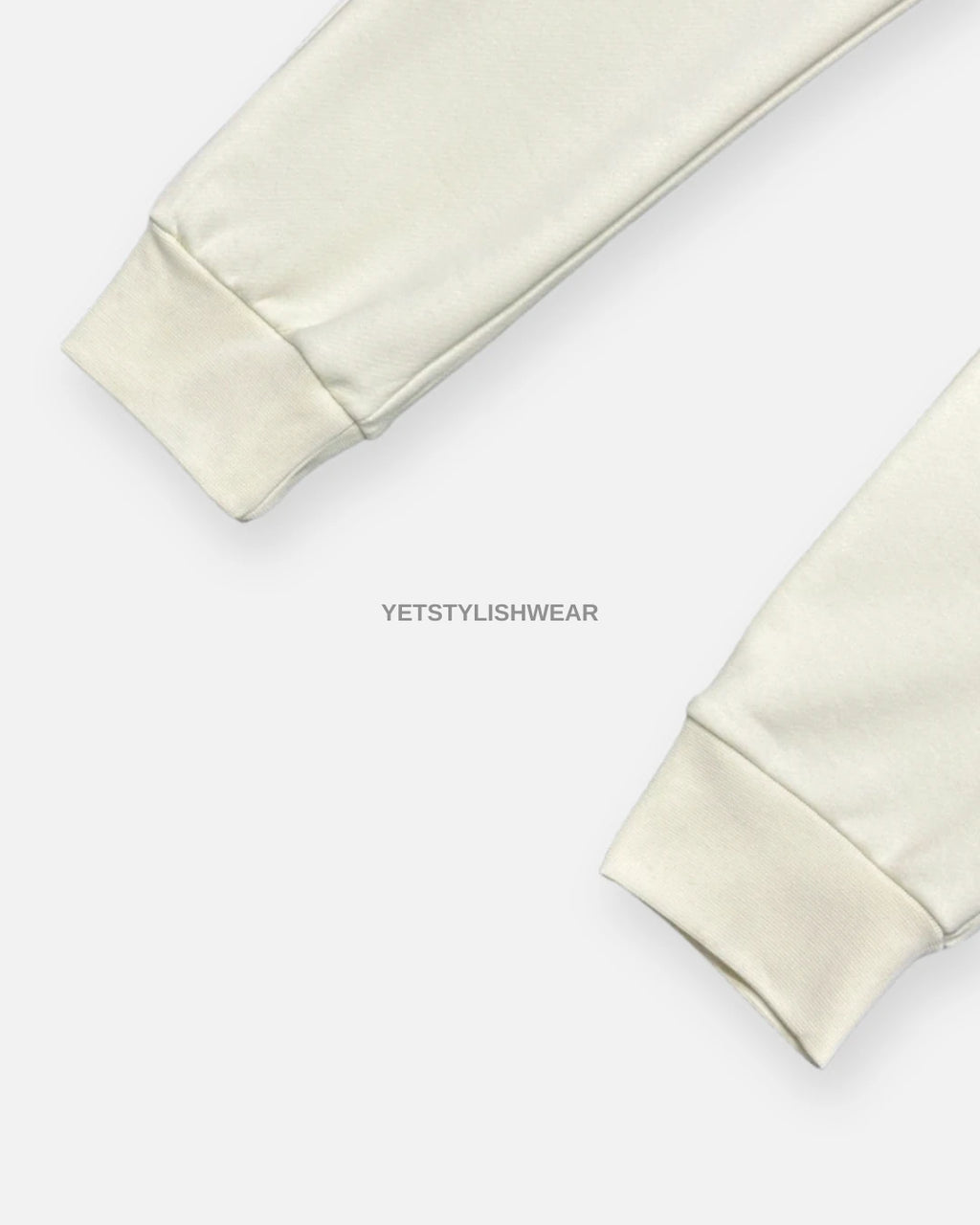 Small Script Logo Fleece Eşofman Altı - Ekru Beyaz