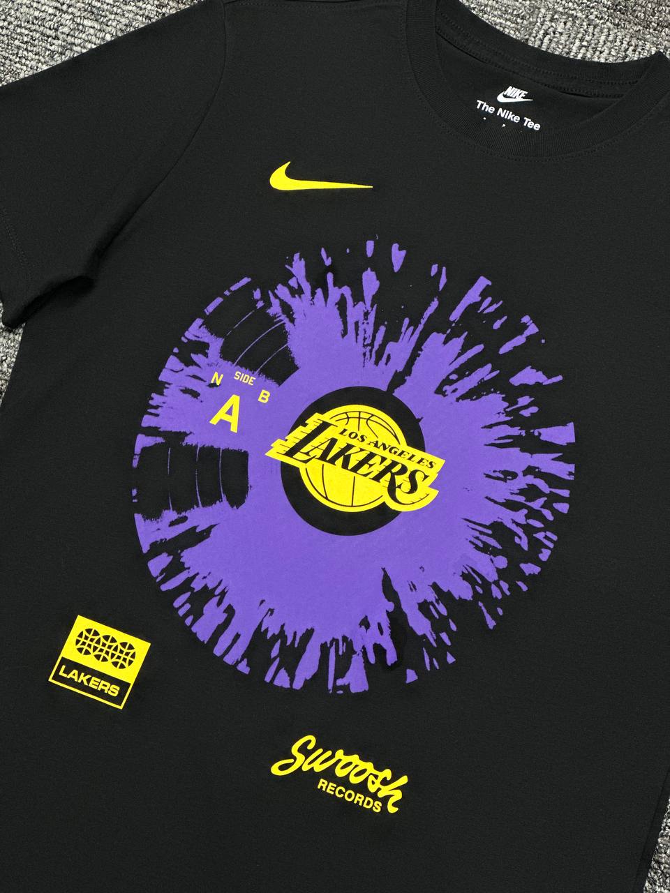 NBA LA Lakers Courtside Max90 Tişört - Siyah