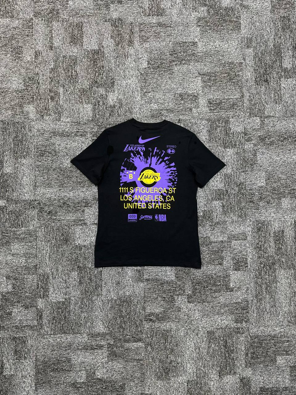 NBA LA Lakers Courtside Max90 Tişört - Siyah