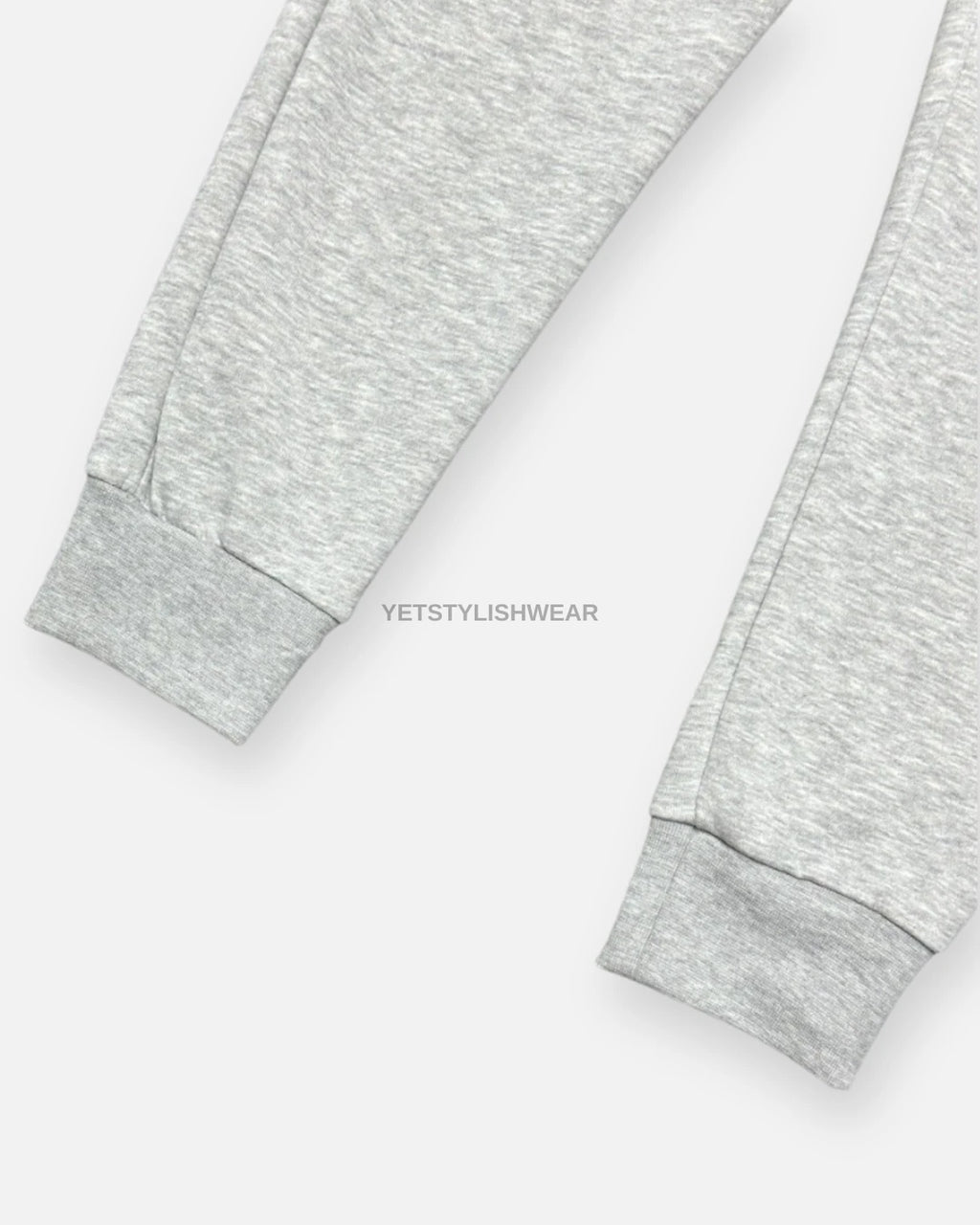 Small Script Logo Fleece Eşofman Altı - Gri Melanj