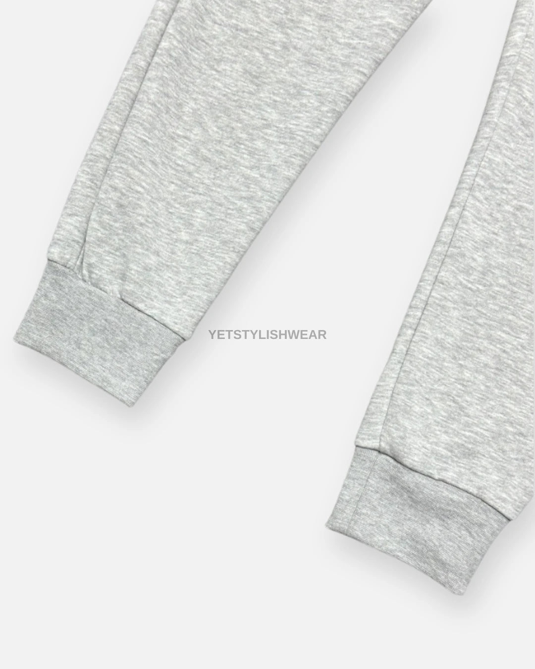 Small Script Logo Fleece Eşofman Altı - Gri Melanj