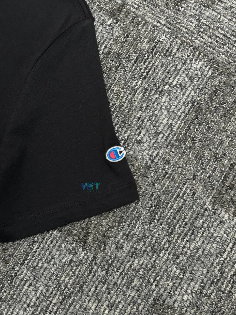 Crewneck Mini Logo Tişört - Siyah