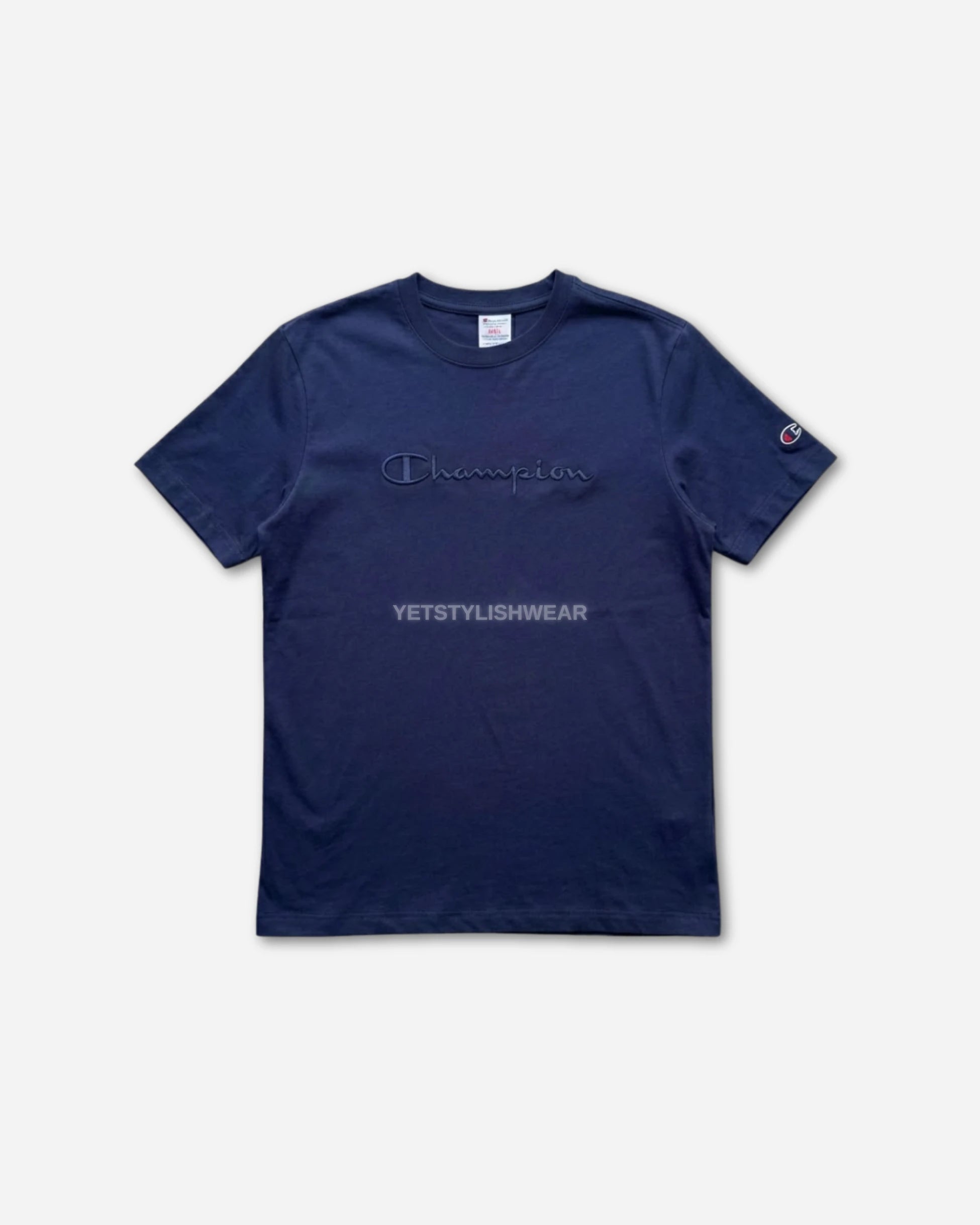 Big Logo Crewneck Tişört - Lacivert