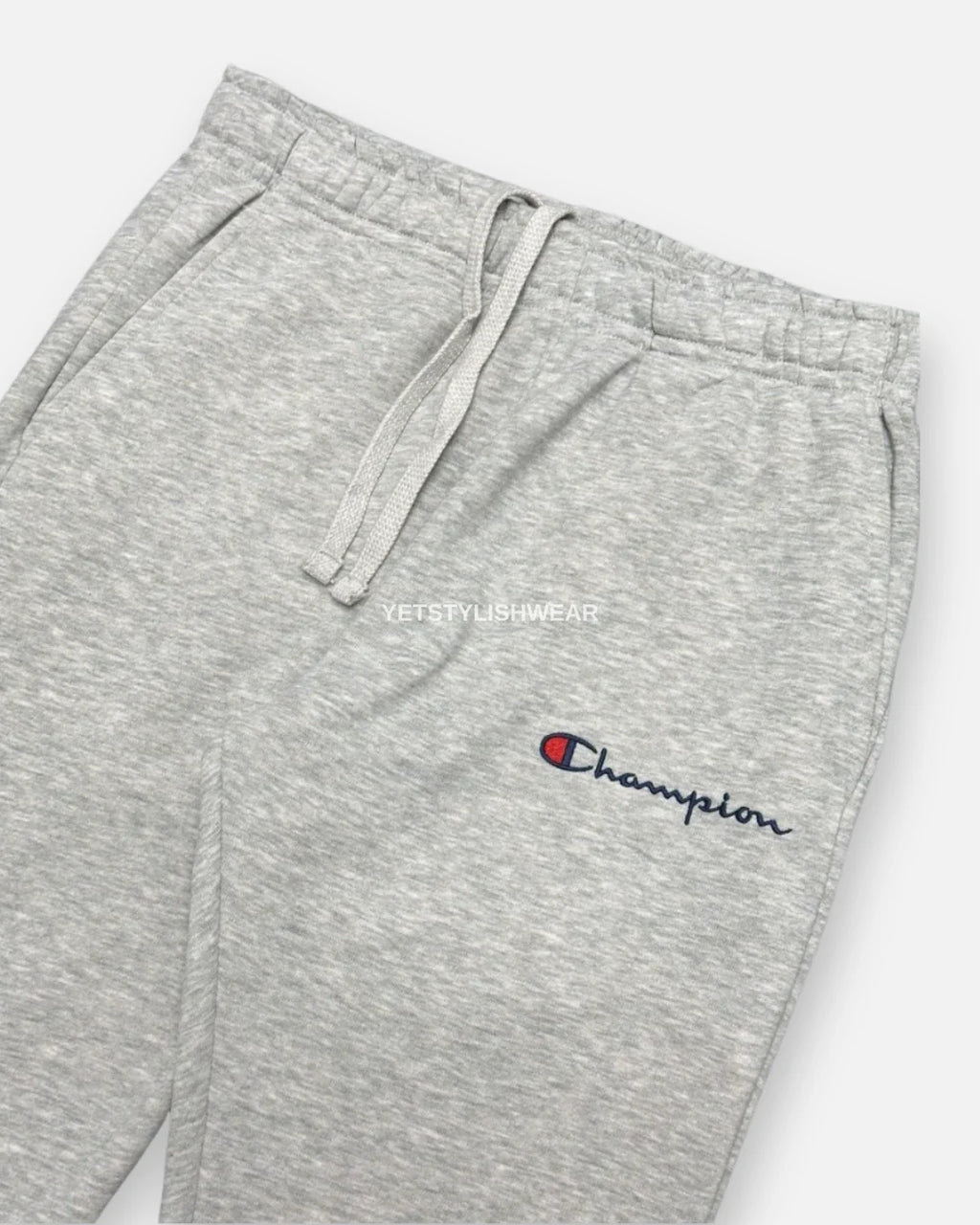 Small Script Logo Fleece Eşofman Altı - Gri Melanj