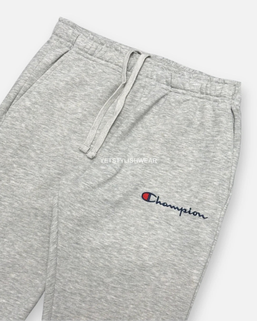 Small Script Logo Fleece Eşofman Altı - Gri Melanj