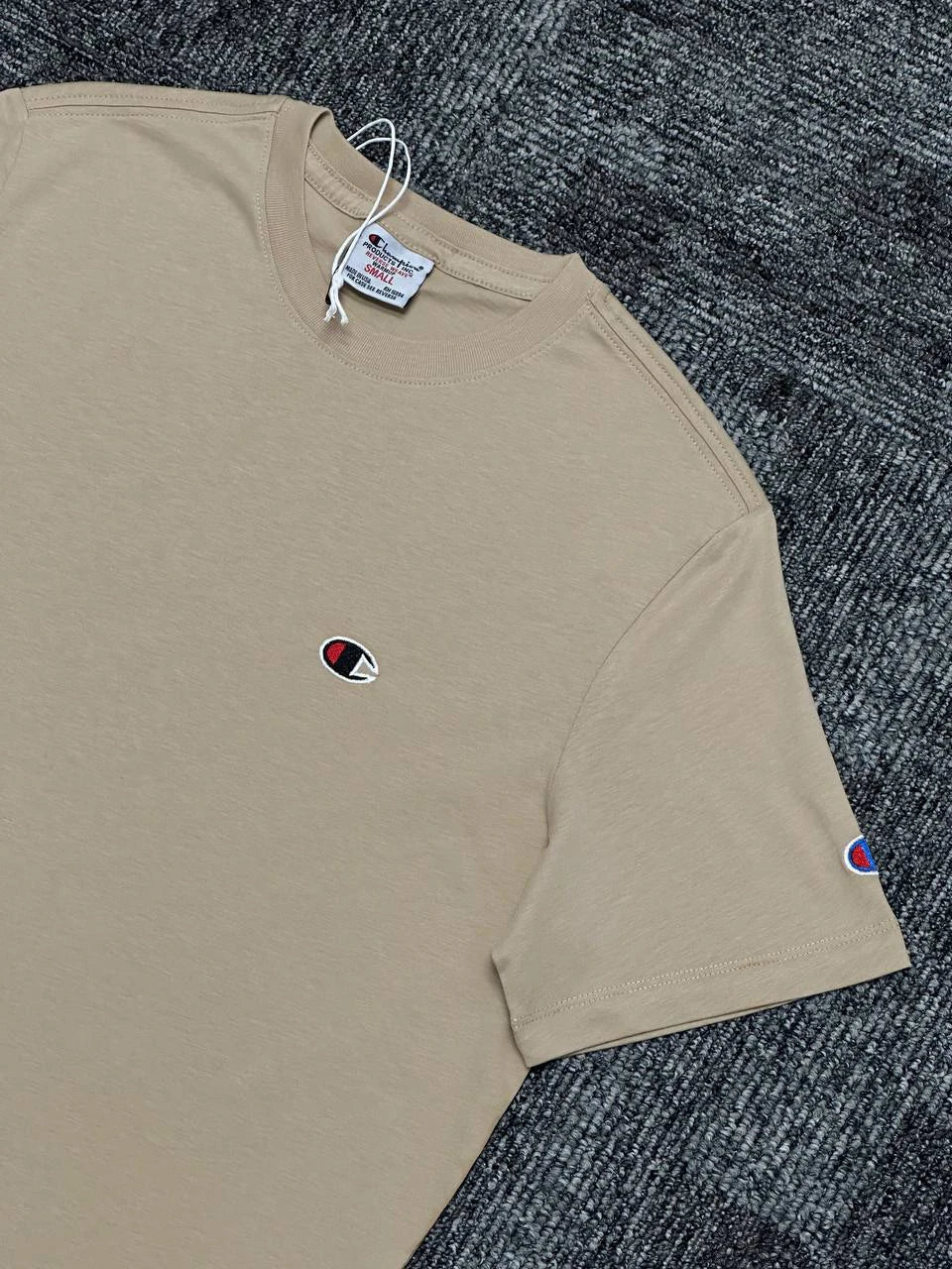 Crewneck Tişört - Krem