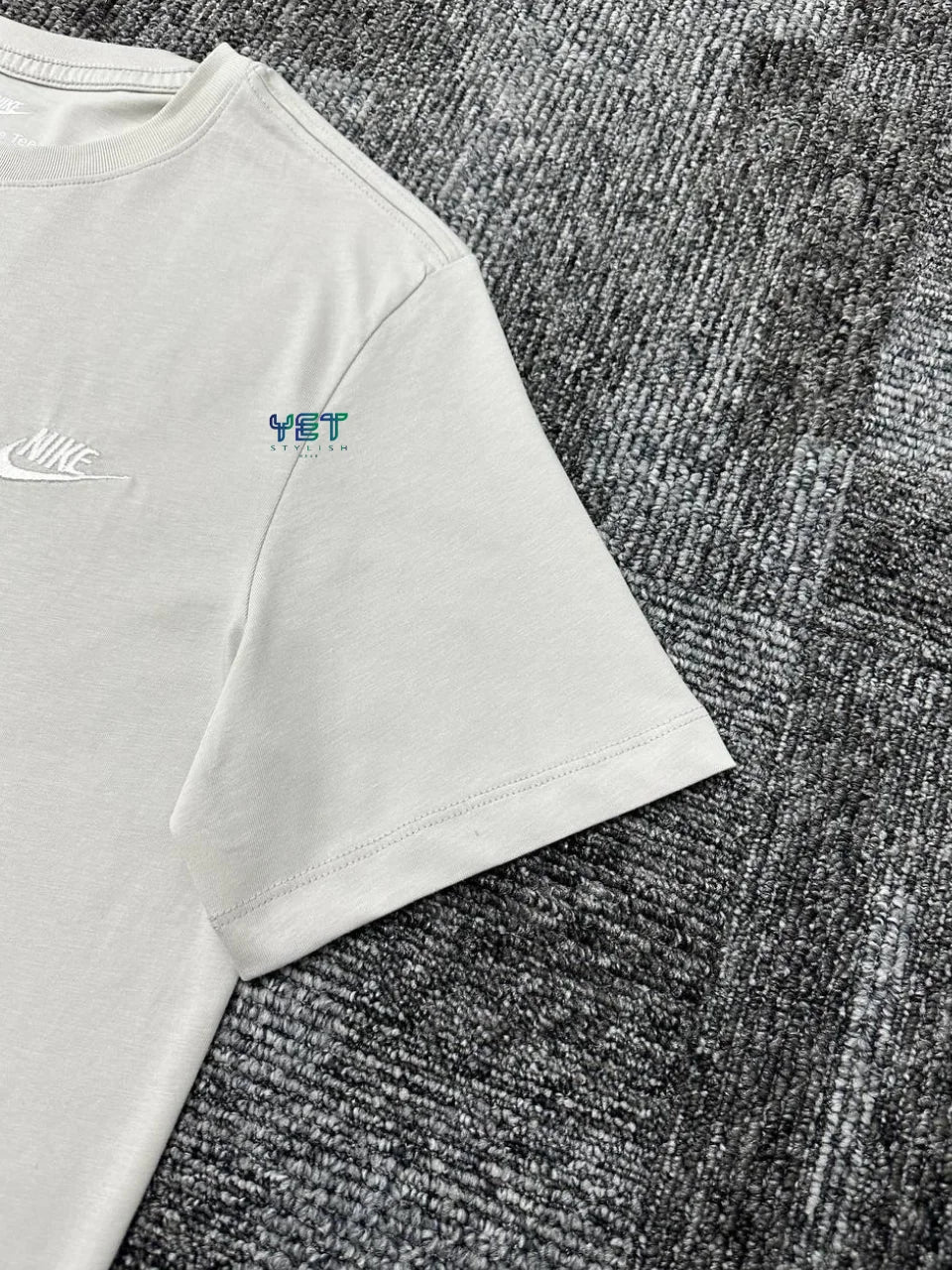 Club Fleece Tişört - Açık Gri