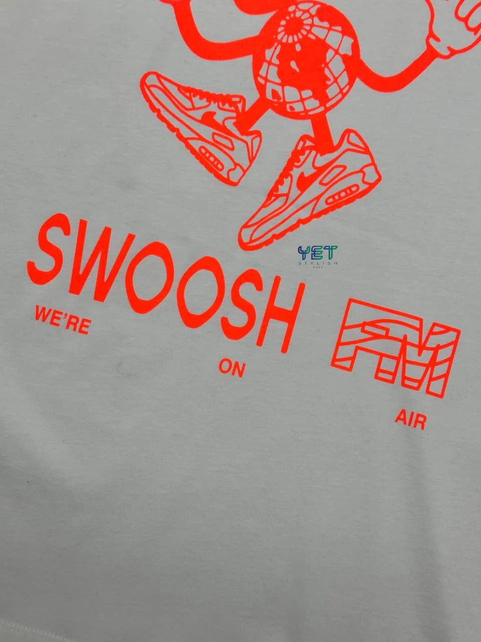 Sportswear OC LBR Tişört - Ekru Beyaz