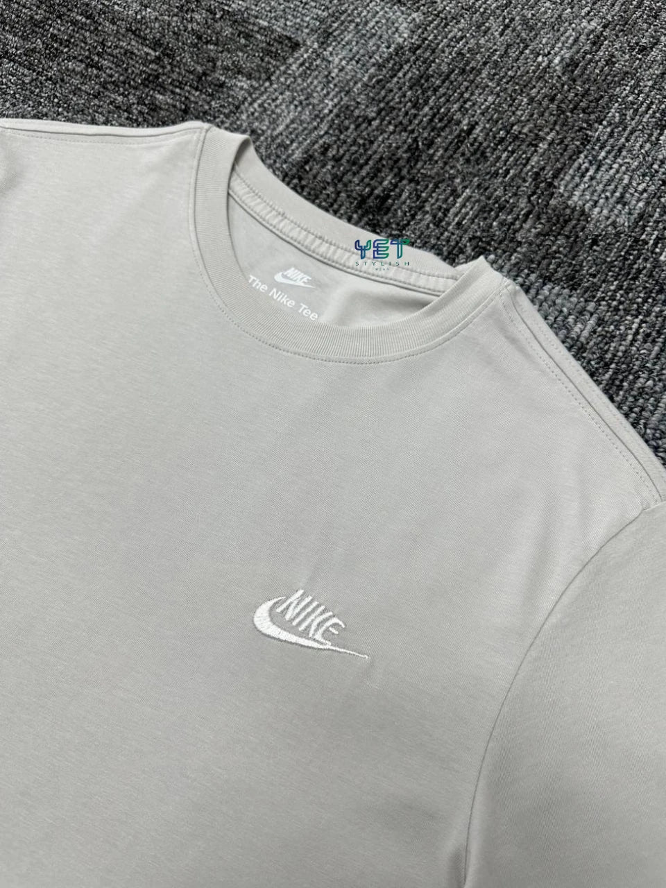 Club Fleece Tişört - Açık Gri