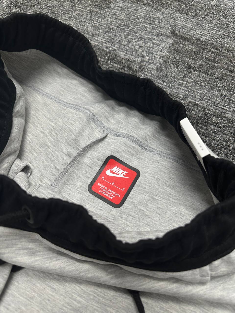 Tech Fleece Windrunner Eşofman Altı - Gri Melanj & Siyah
