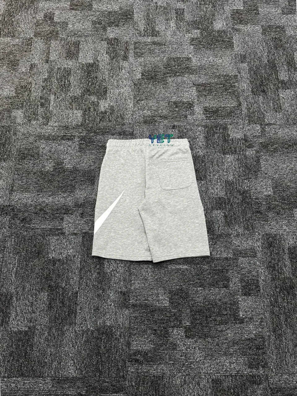 Sportswear Club Şort - Gri Melanj
