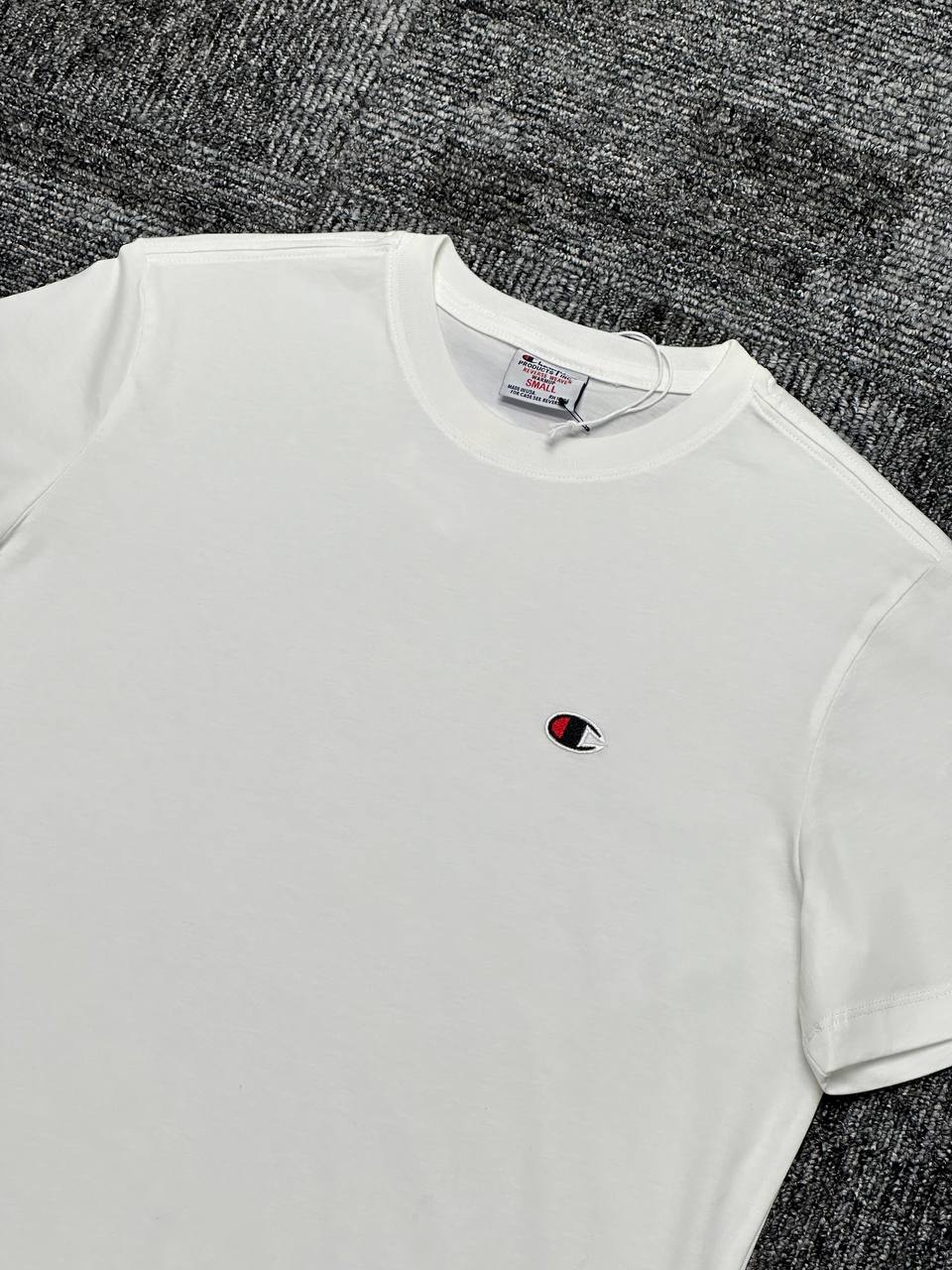 Crewneck Tişört - Ekru Beyaz