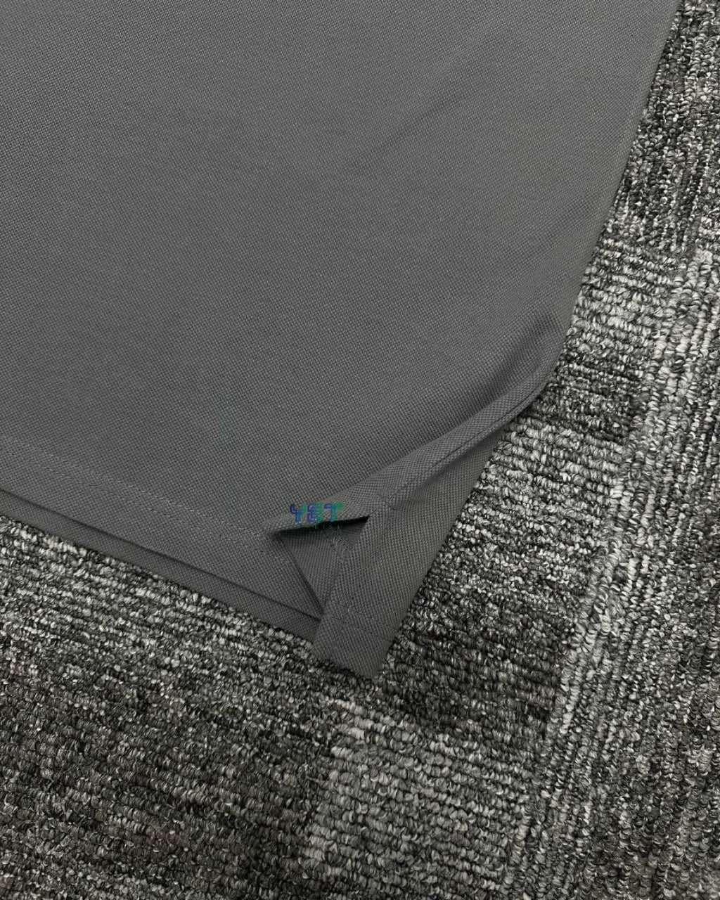 Club Fleece Polo Yaka Tişört - Füme