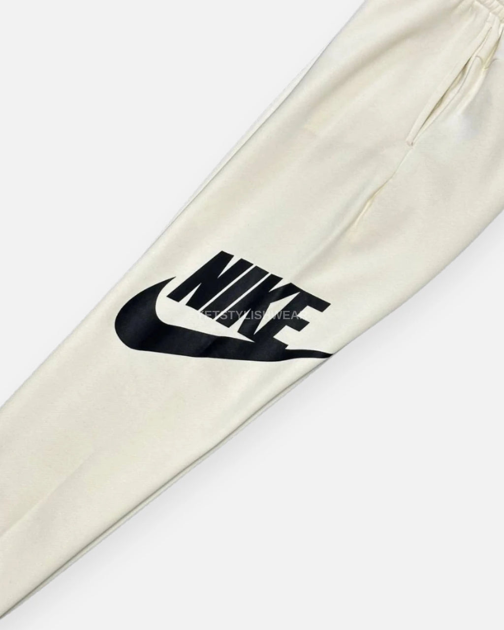 Sporswear Club Fleece Alumni Eşofman Altı - Ekru Beyaz
