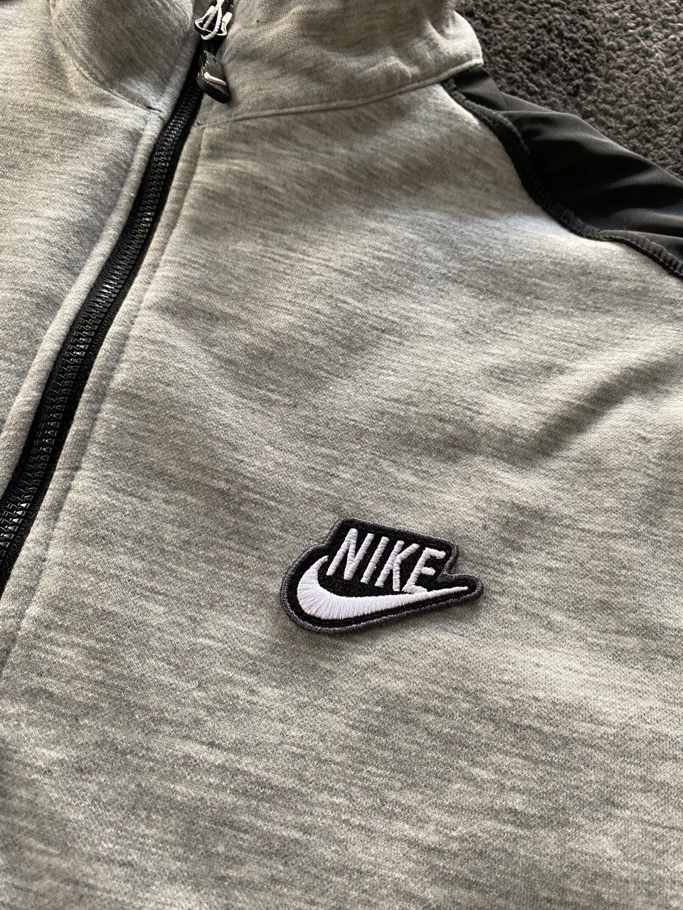 Nike Half-Zip Polar - Gri Melanj