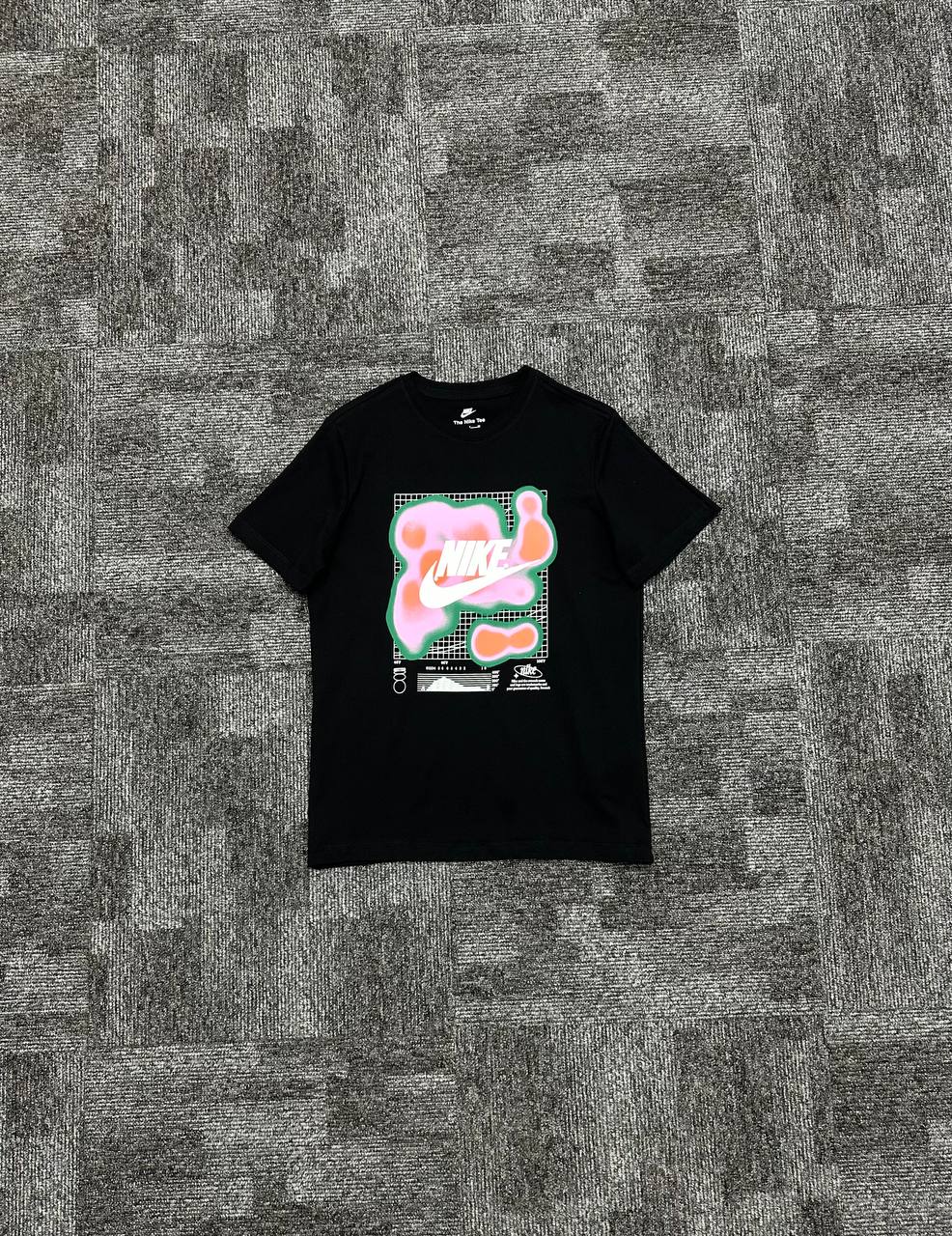 Sportswear Thermal Graphic Tişört - Siyah