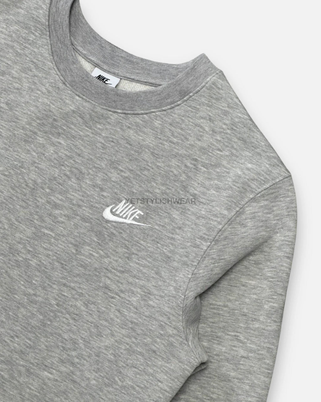 Club Fleece Sweatshirt - Gri Melanj