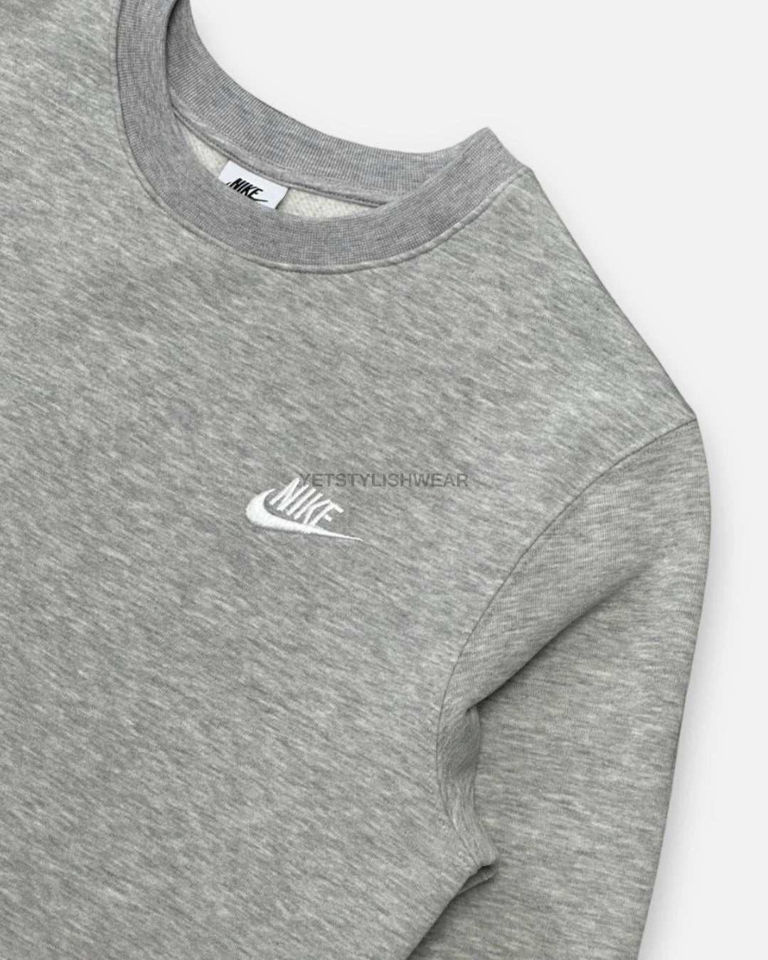 Club Fleece Sweatshirt - Gri Melanj