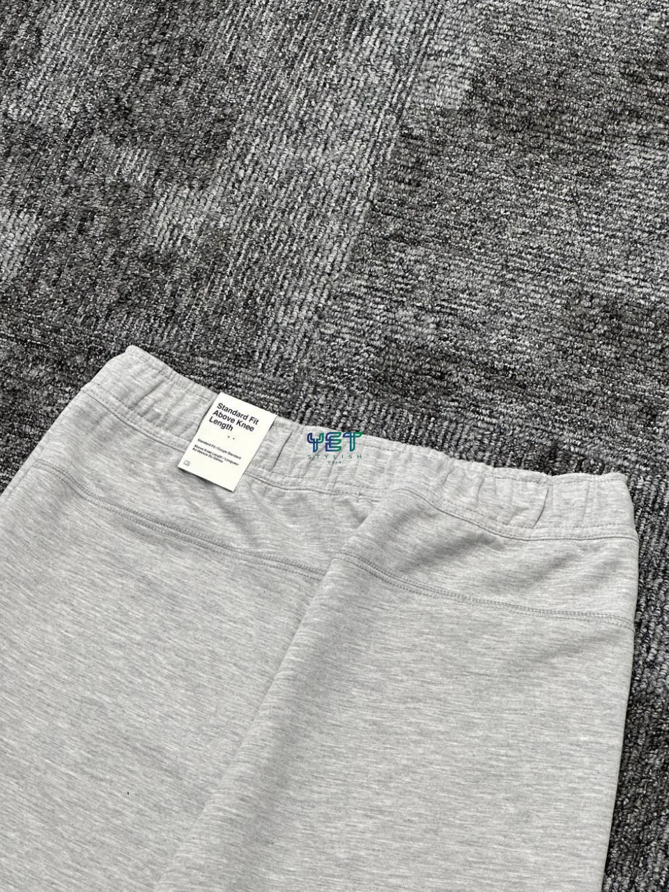 Tech Fleece Windrunner Şort - Gri Melanj