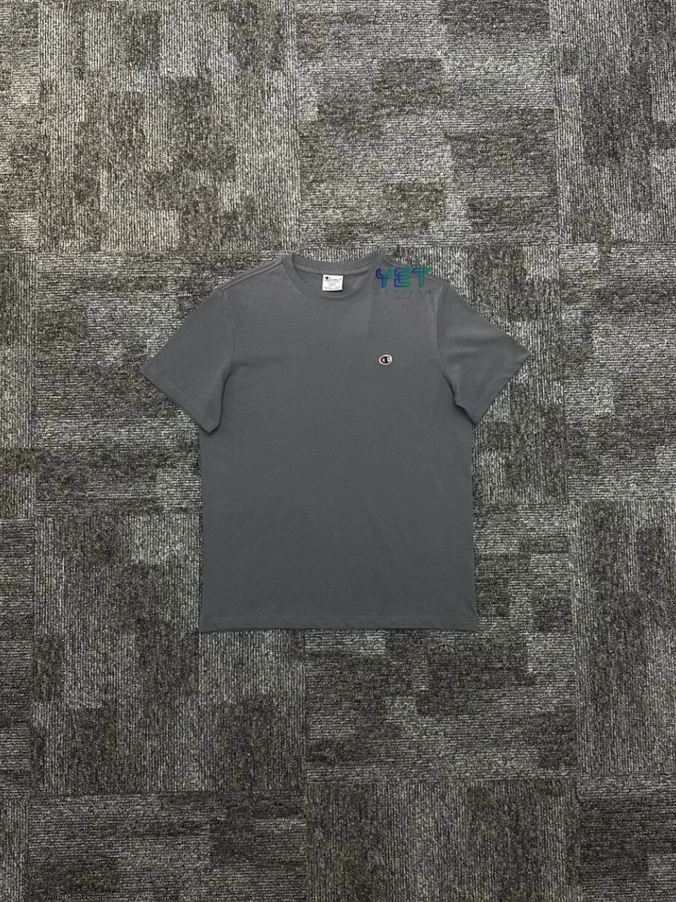 Crewneck Mini Logo Tişört - Füme