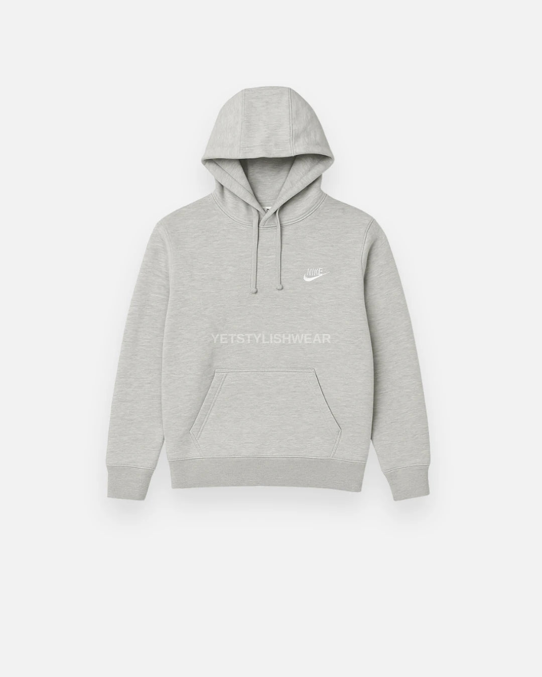 Club Fleece Hoodie - Gri Melanj