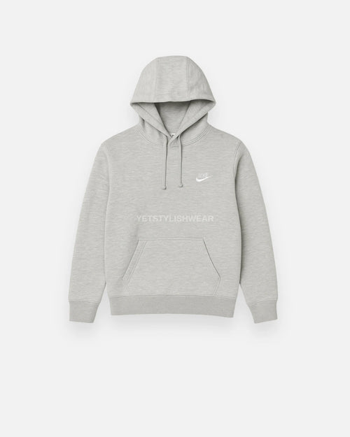 Club Fleece Hoodie - Gri Melanj
