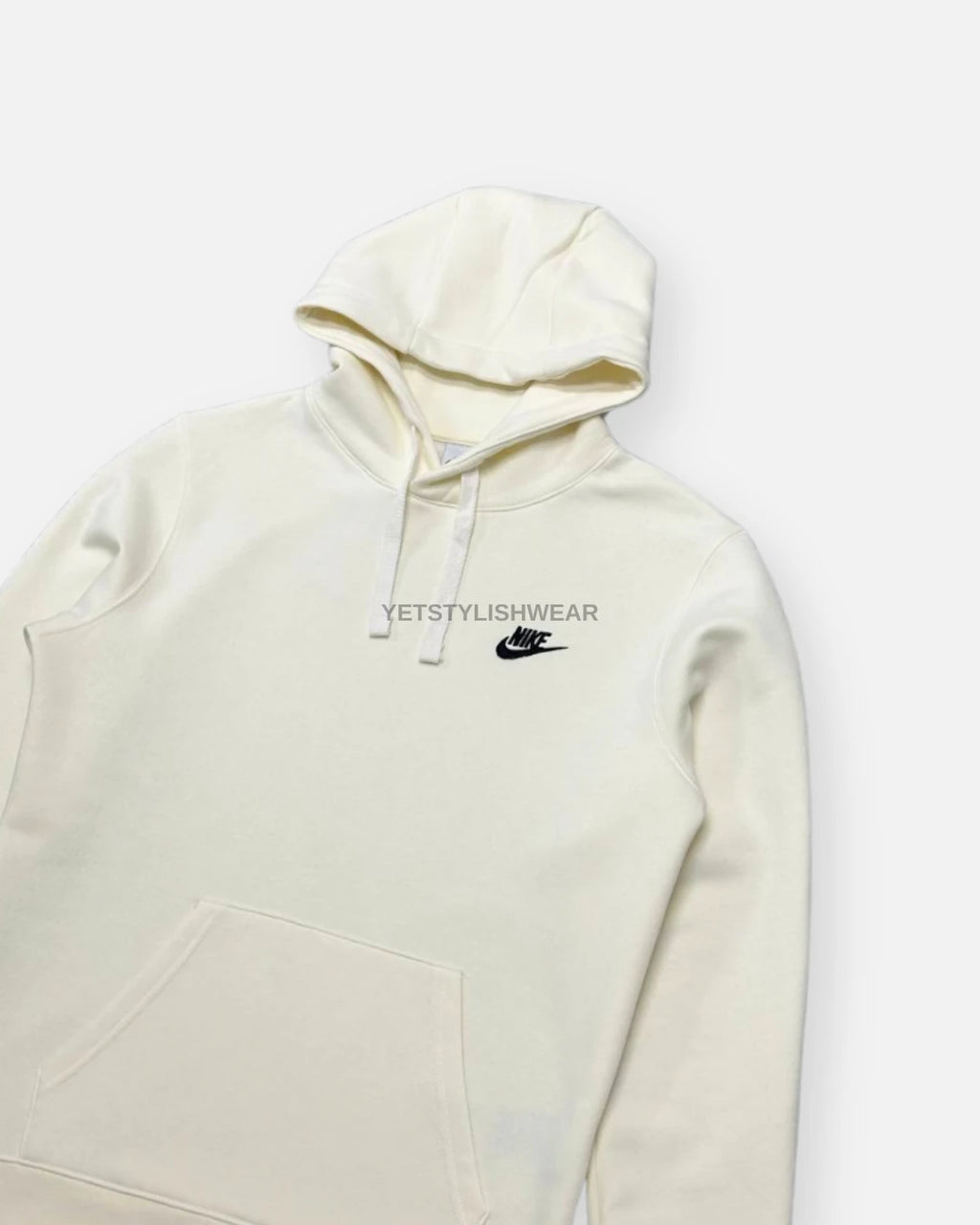 Club Fleece Hoodie - Ekru Beyaz
