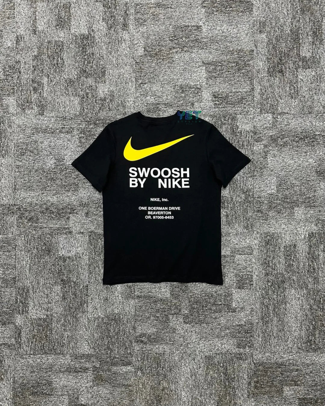 Big Swoosh Tişört - Siyah