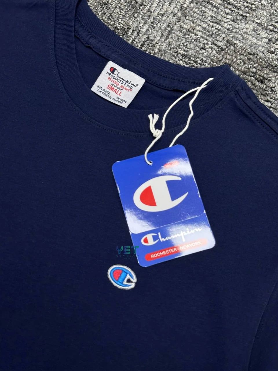 Crewneck Mini Logo Tişört - Lacivert