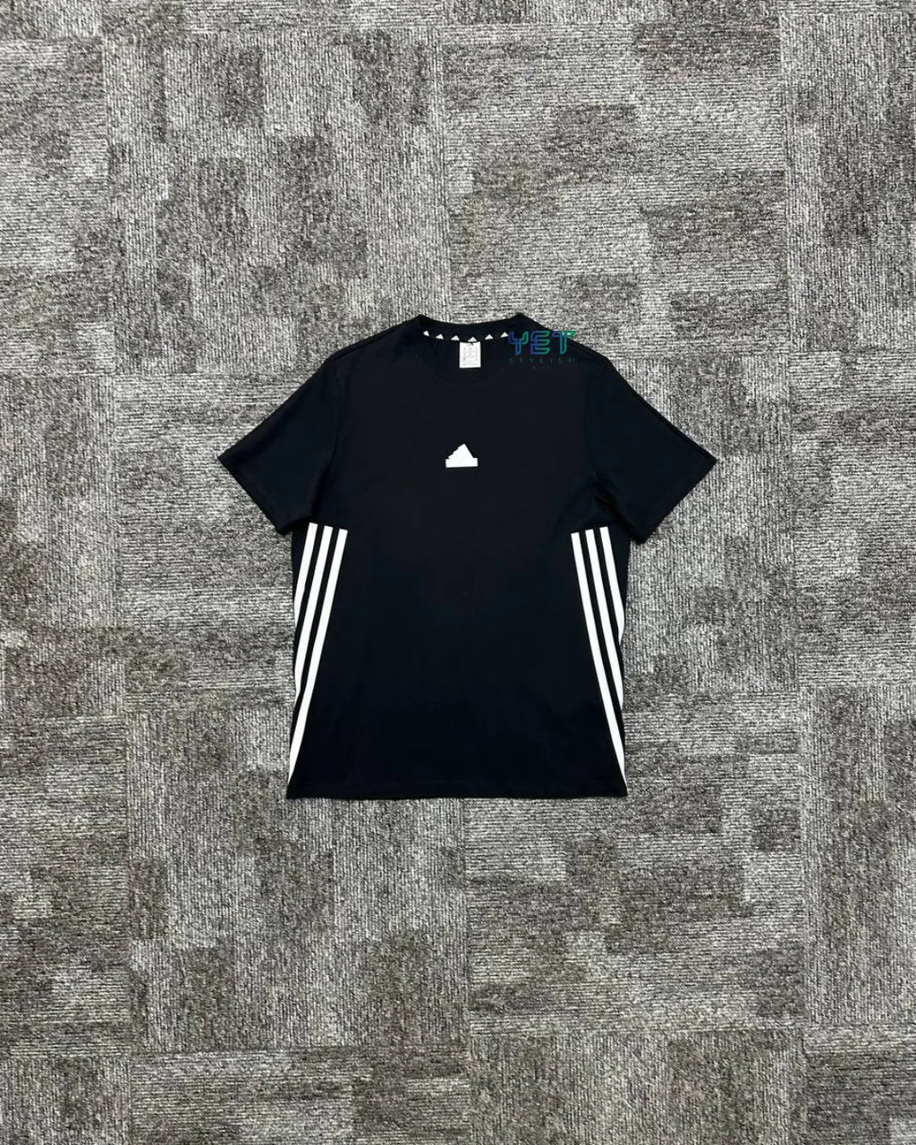 Future Icons 3-Stripes Tişört - Siyah