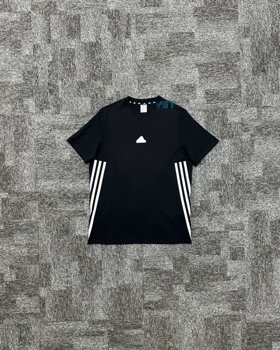 Future Icons 3-Stripes Tişört - Siyah