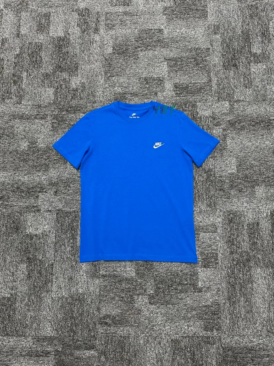 Club Fleece Tişört - Saks Mavisi