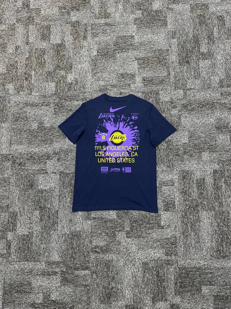 NBA LA Lakers Courtside Max90 Tişört - Lacivert