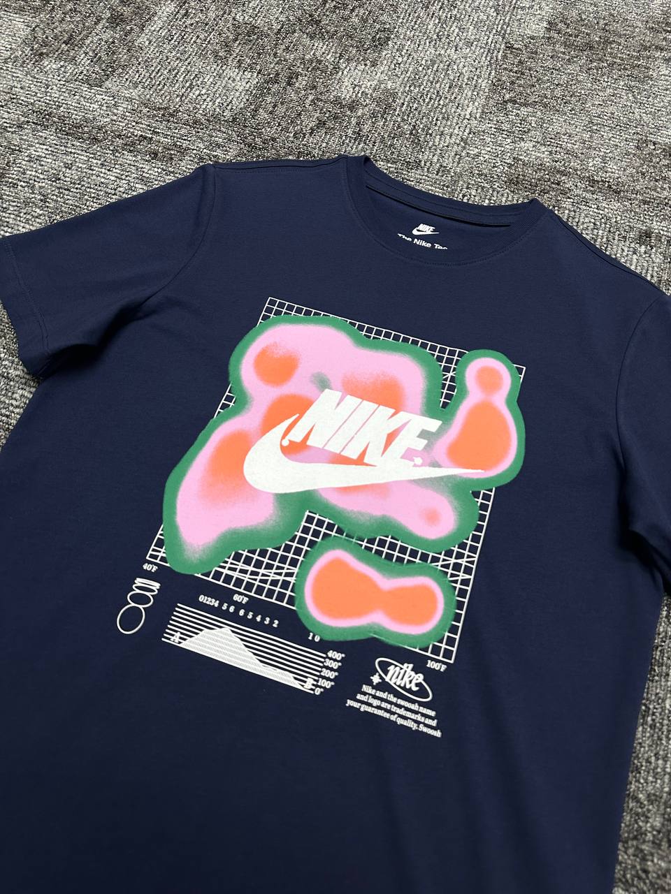 Sportswear Thermal Graphic Tişört - Lacivert