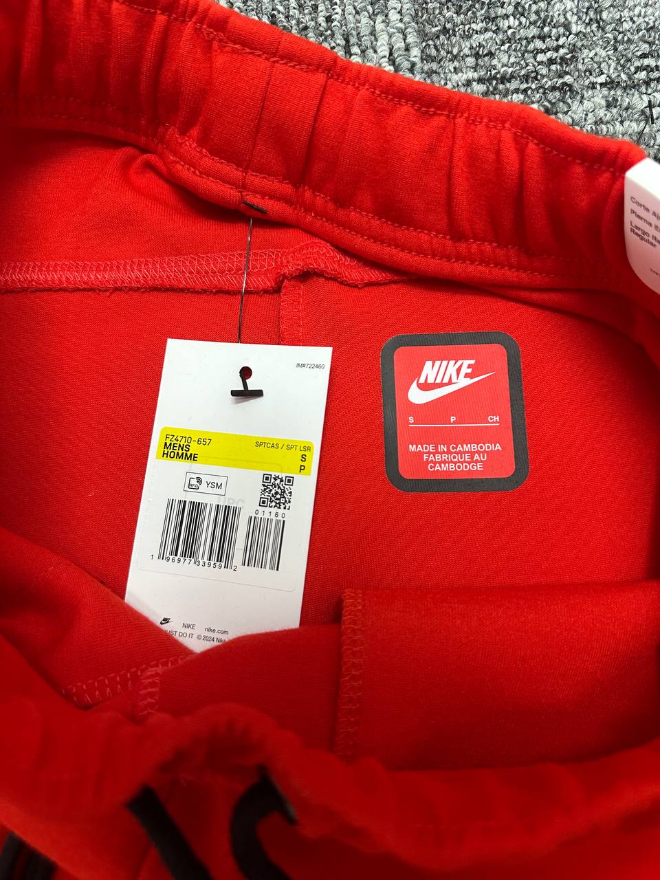 Tech Fleece Windrunner Eşofman Altı - Kırmızı