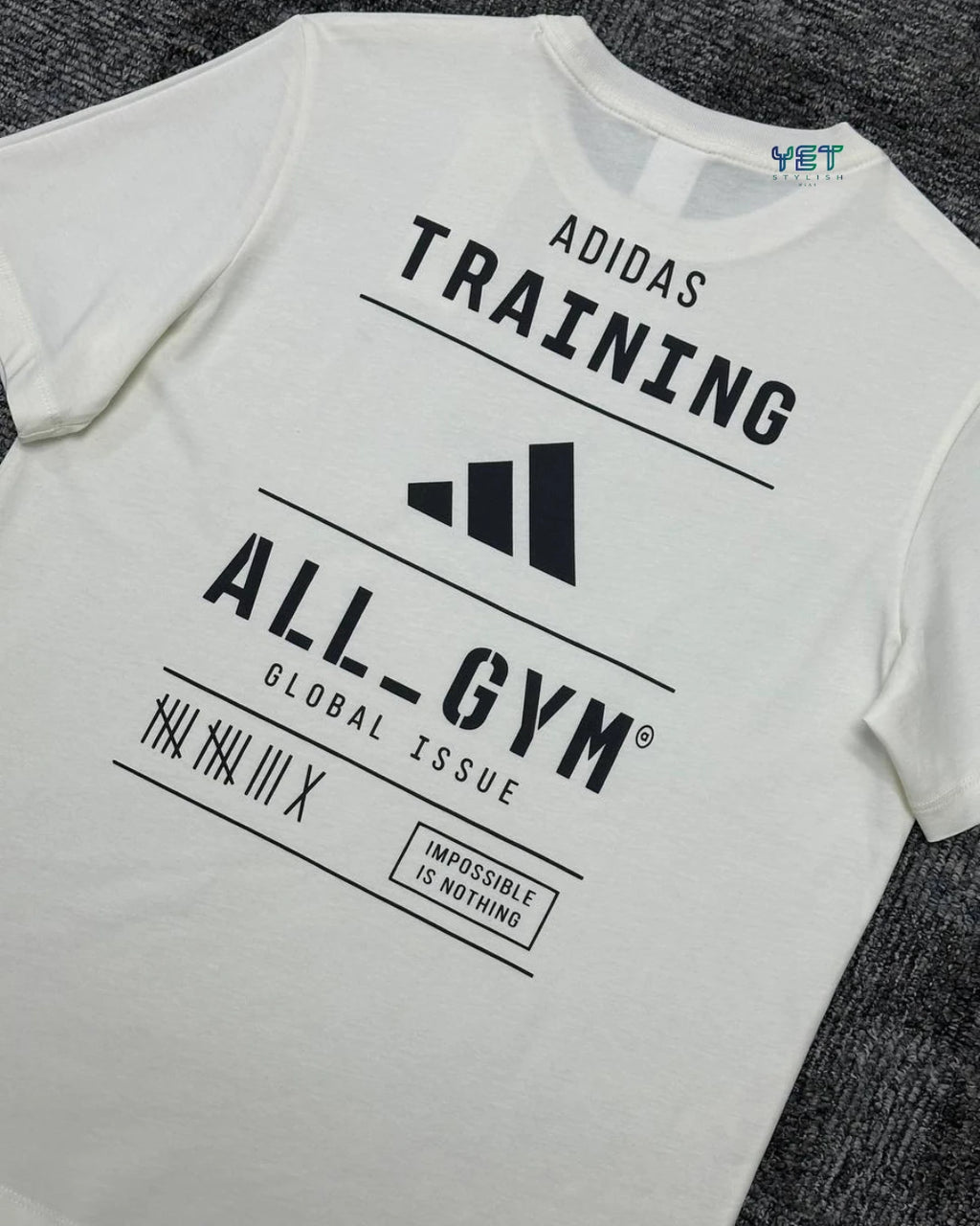 All-Gym Category Graphic Tişört - Ekru Beyaz