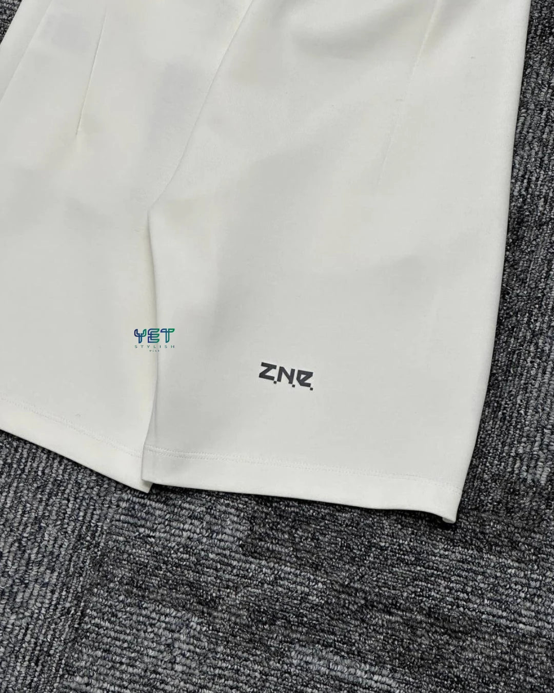 Z.N.E Premium Şort - Ekru Beyaz